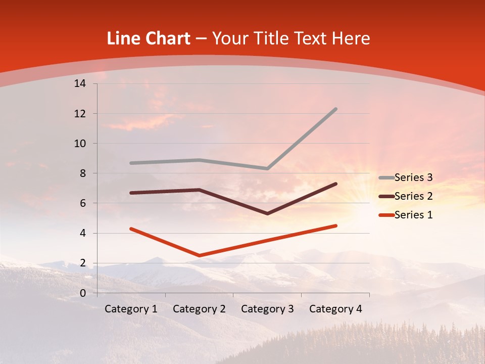 Winter Sunset PowerPoint Template