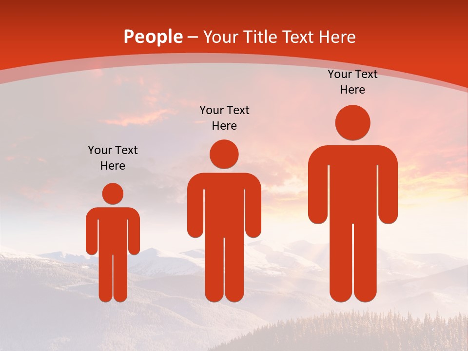 Winter Sunset PowerPoint Template