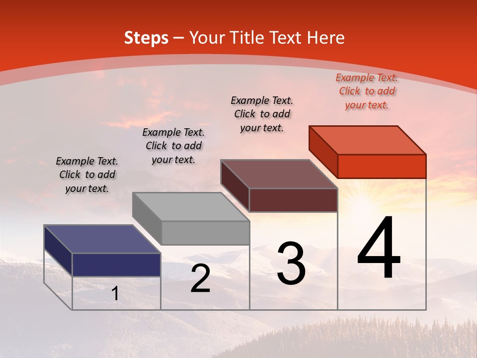 Winter Sunset PowerPoint Template