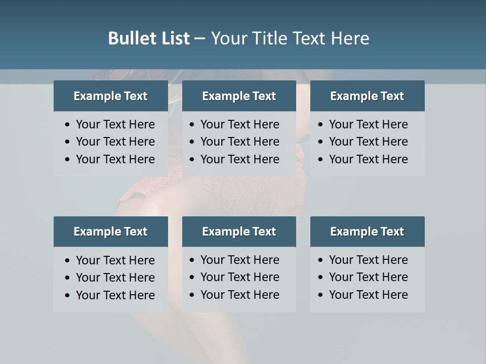 Corset Heart Shaped Blond PowerPoint Template