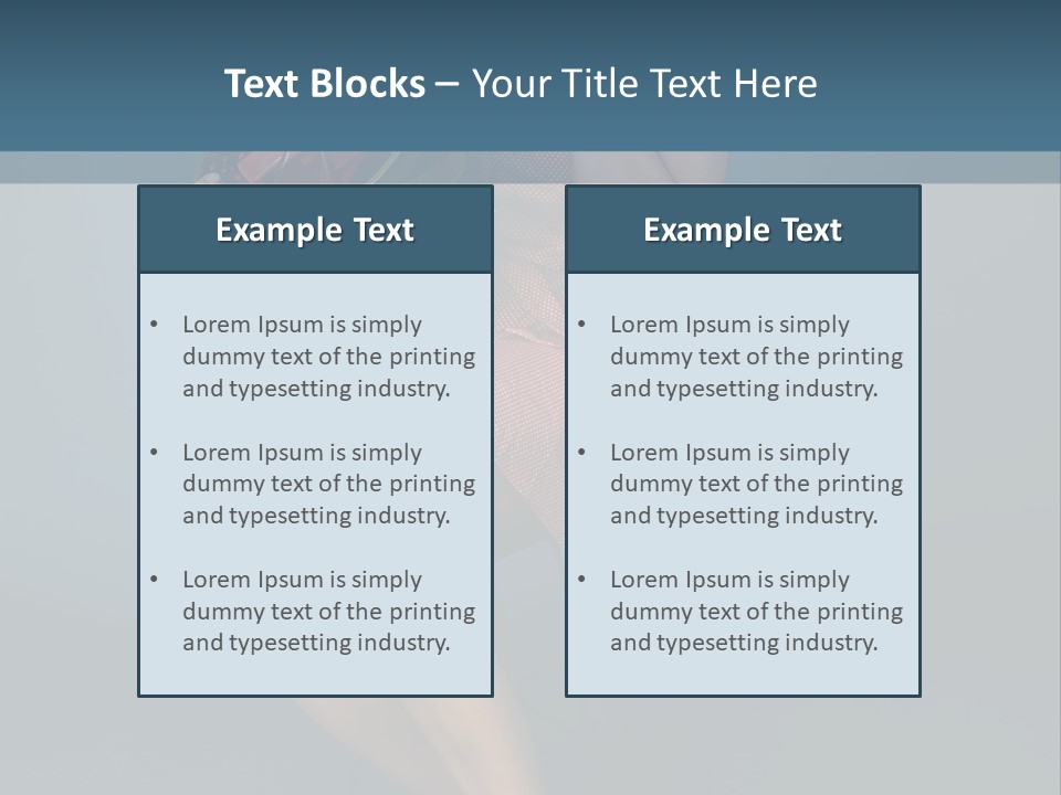 Corset Heart Shaped Blond PowerPoint Template