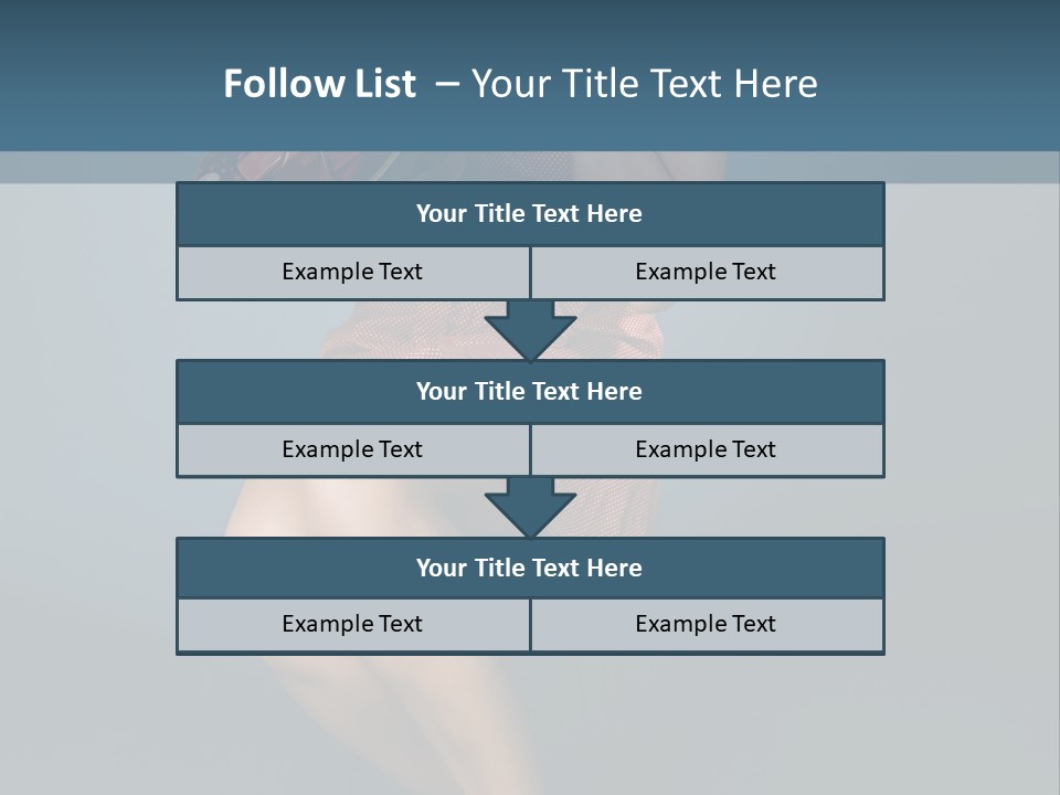 Corset Heart Shaped Blond PowerPoint Template