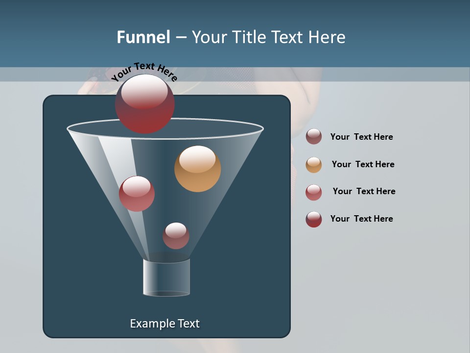 Corset Heart Shaped Blond PowerPoint Template
