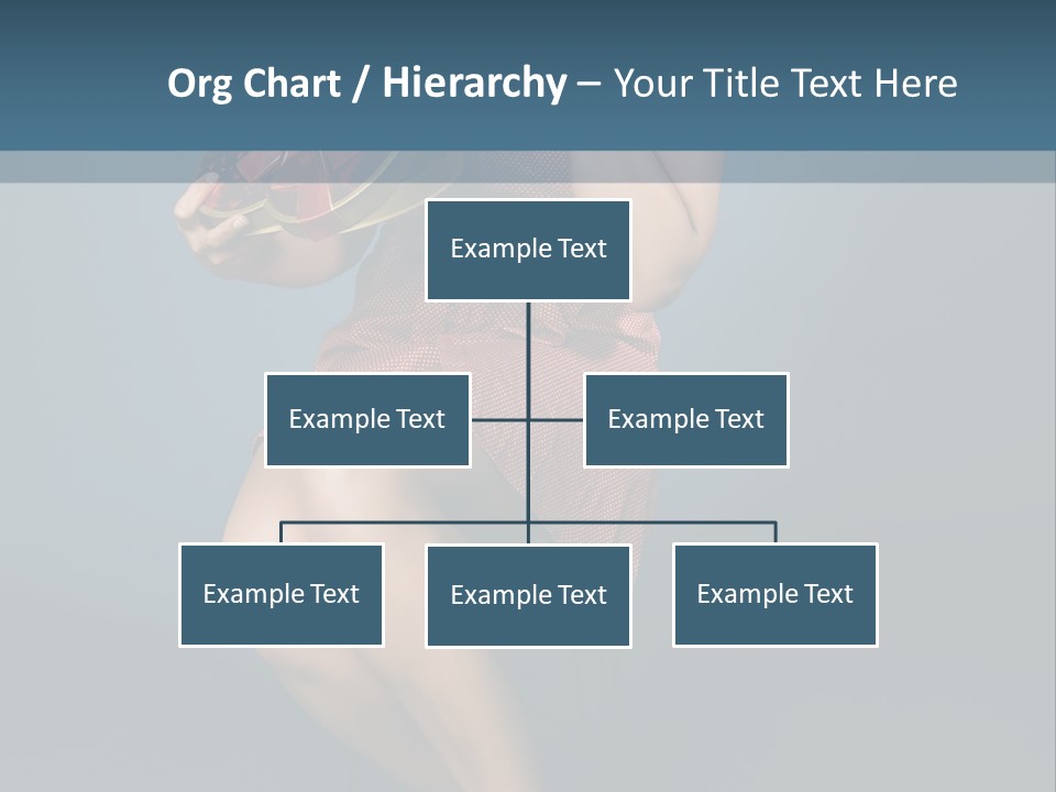 Corset Heart Shaped Blond PowerPoint Template
