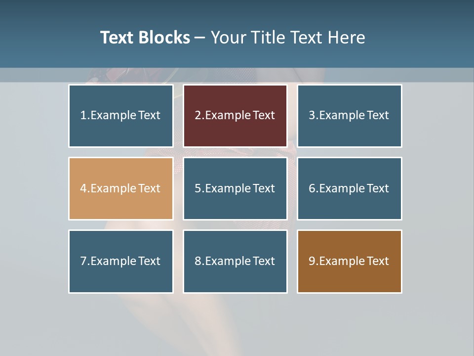 Corset Heart Shaped Blond PowerPoint Template