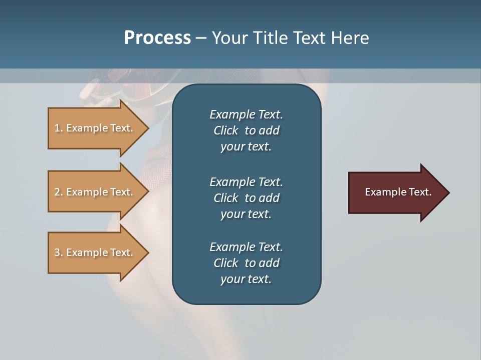 Corset Heart Shaped Blond PowerPoint Template