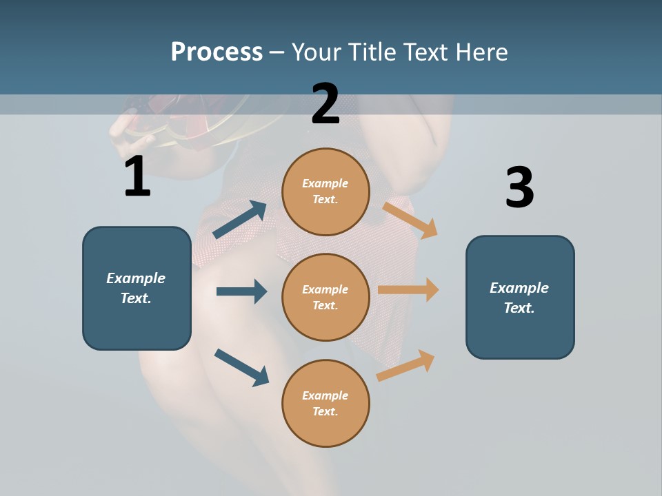 Corset Heart Shaped Blond PowerPoint Template