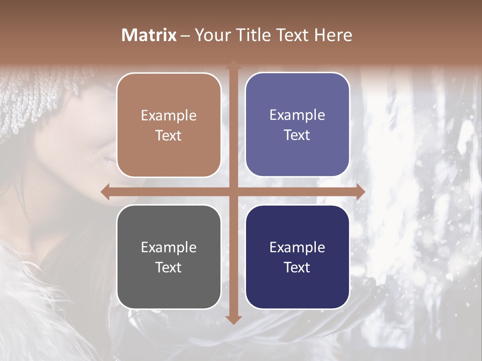 Winter Girls PowerPoint Template