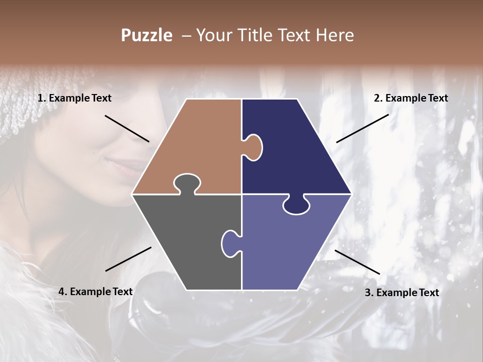 Winter Girls PowerPoint Template