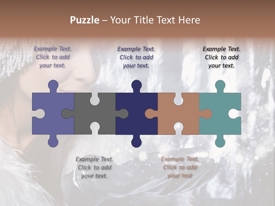 Winter Girls PowerPoint Template