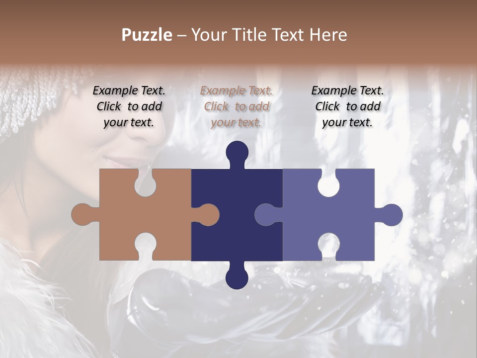 Winter Girls PowerPoint Template