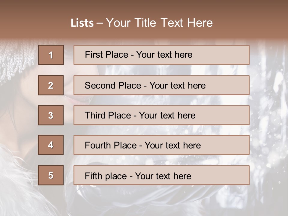 Winter Girls PowerPoint Template