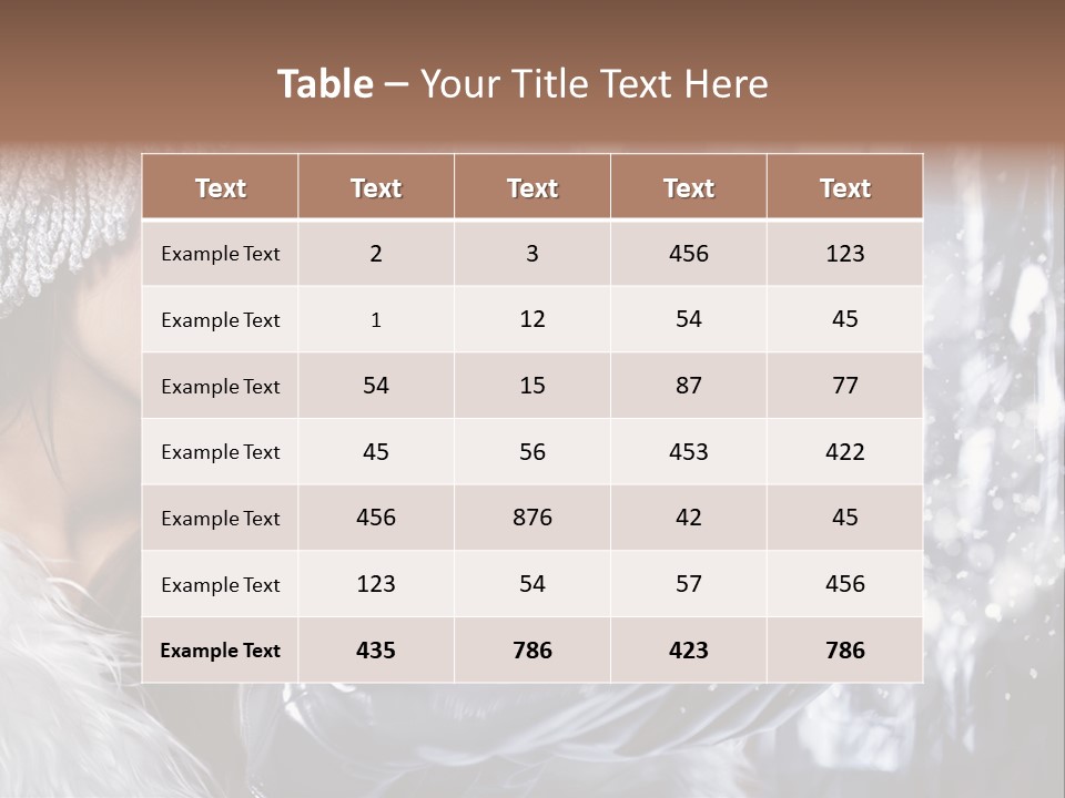 Winter Girls PowerPoint Template