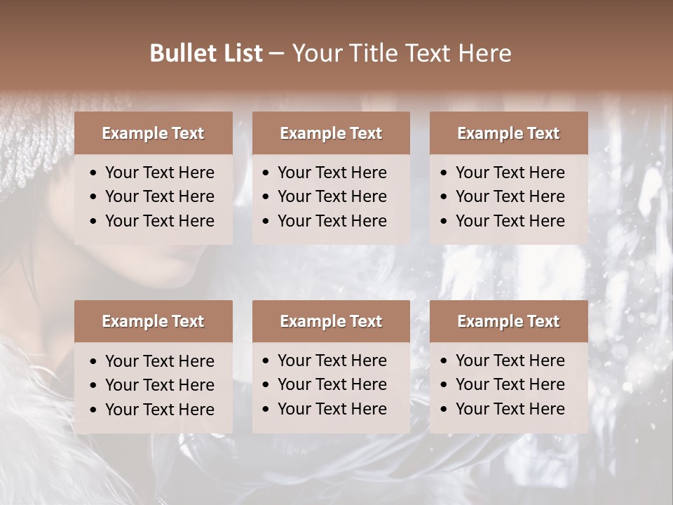 Winter Girls PowerPoint Template