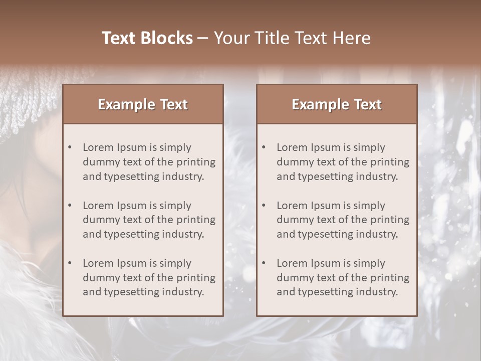 Winter Girls PowerPoint Template