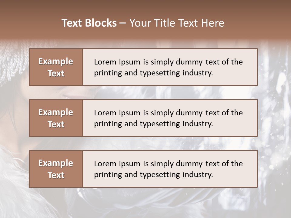 Winter Girls PowerPoint Template