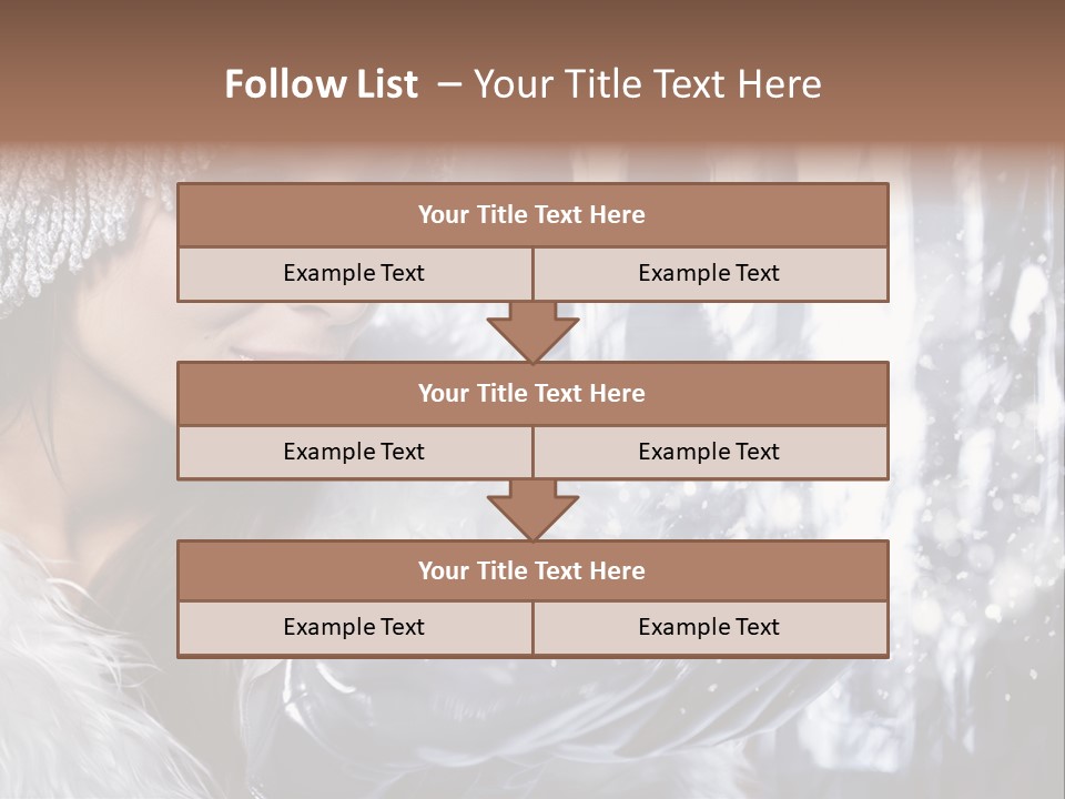 Winter Girls PowerPoint Template