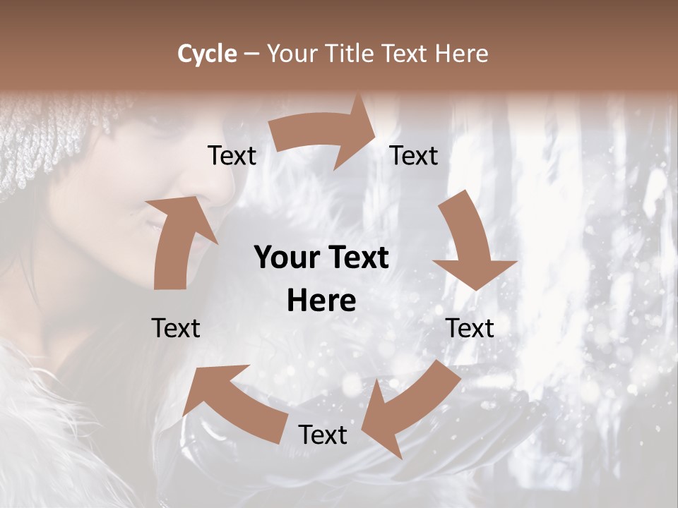 Winter Girls PowerPoint Template