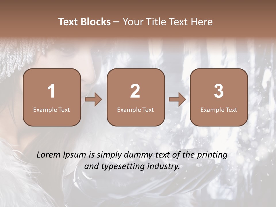 Winter Girls PowerPoint Template