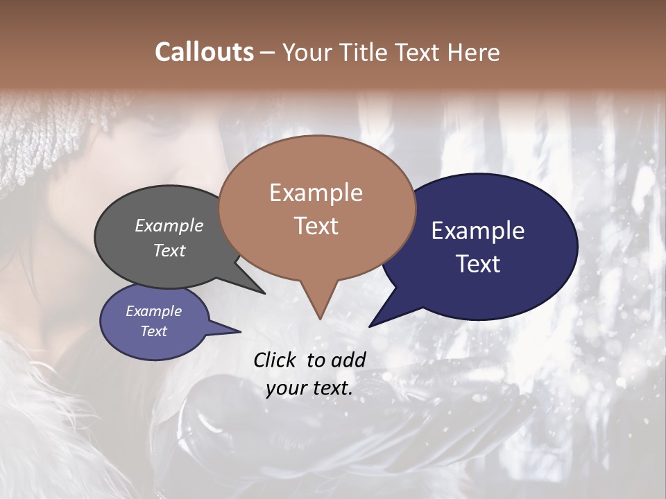 Winter Girls PowerPoint Template