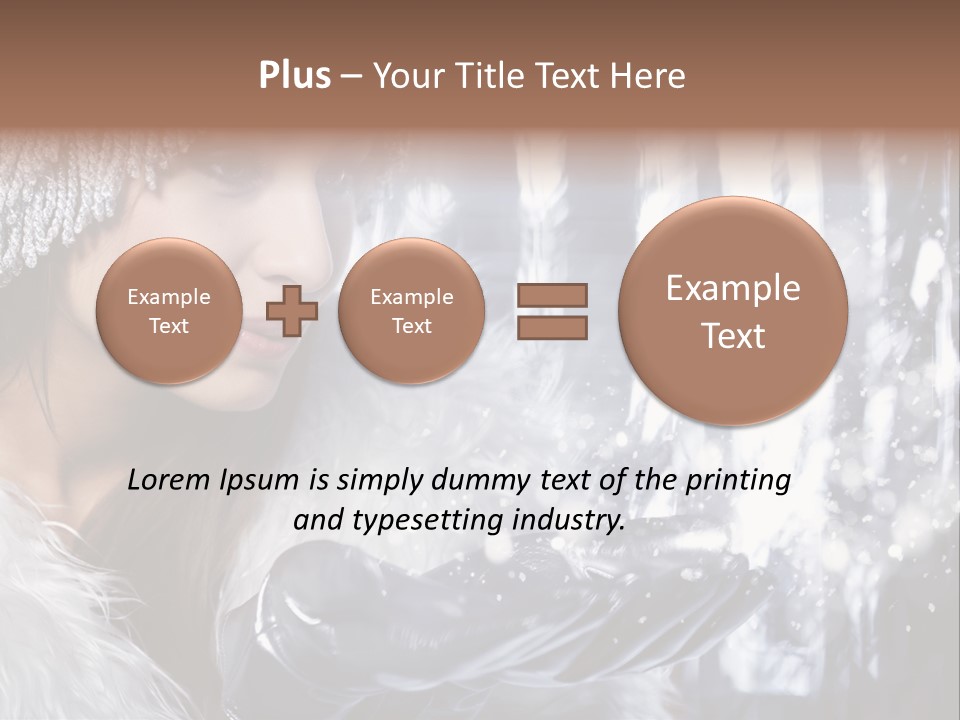 Winter Girls PowerPoint Template