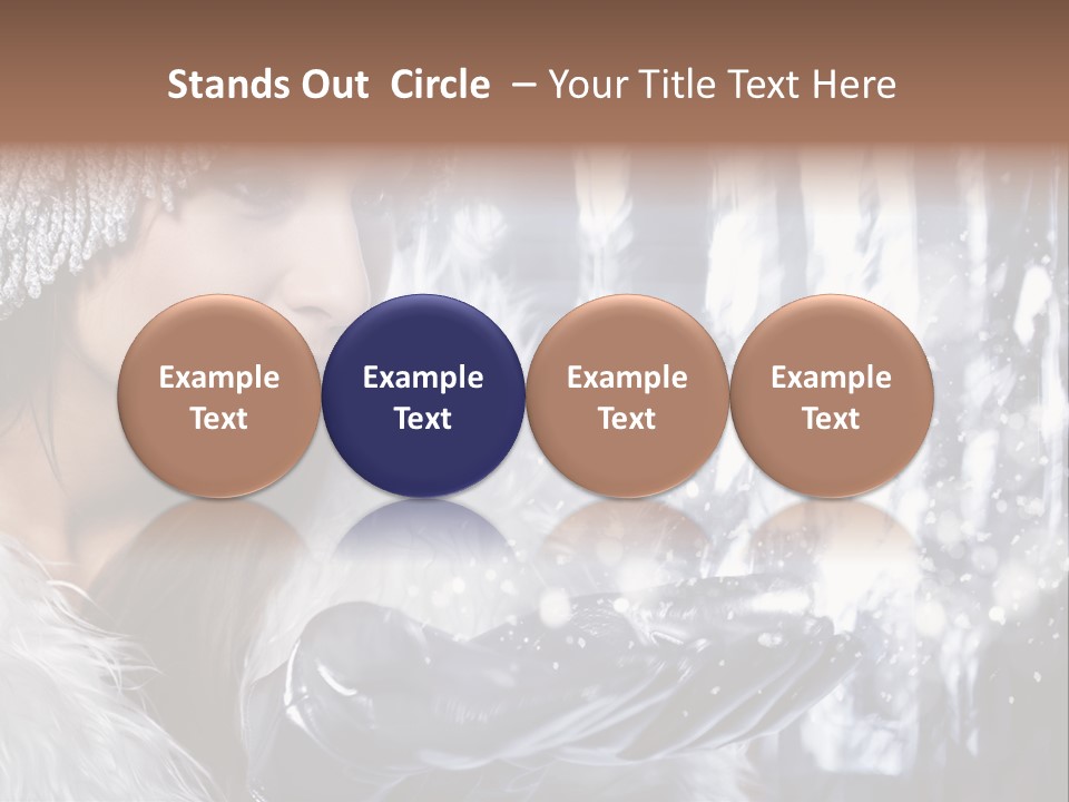 Winter Girls PowerPoint Template