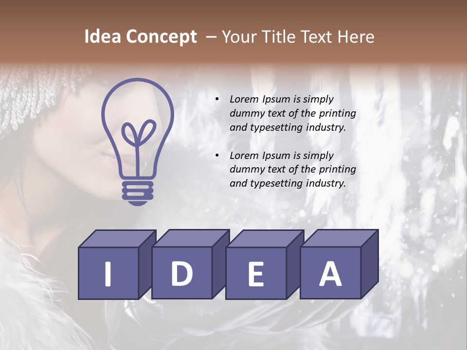 Winter Girls PowerPoint Template