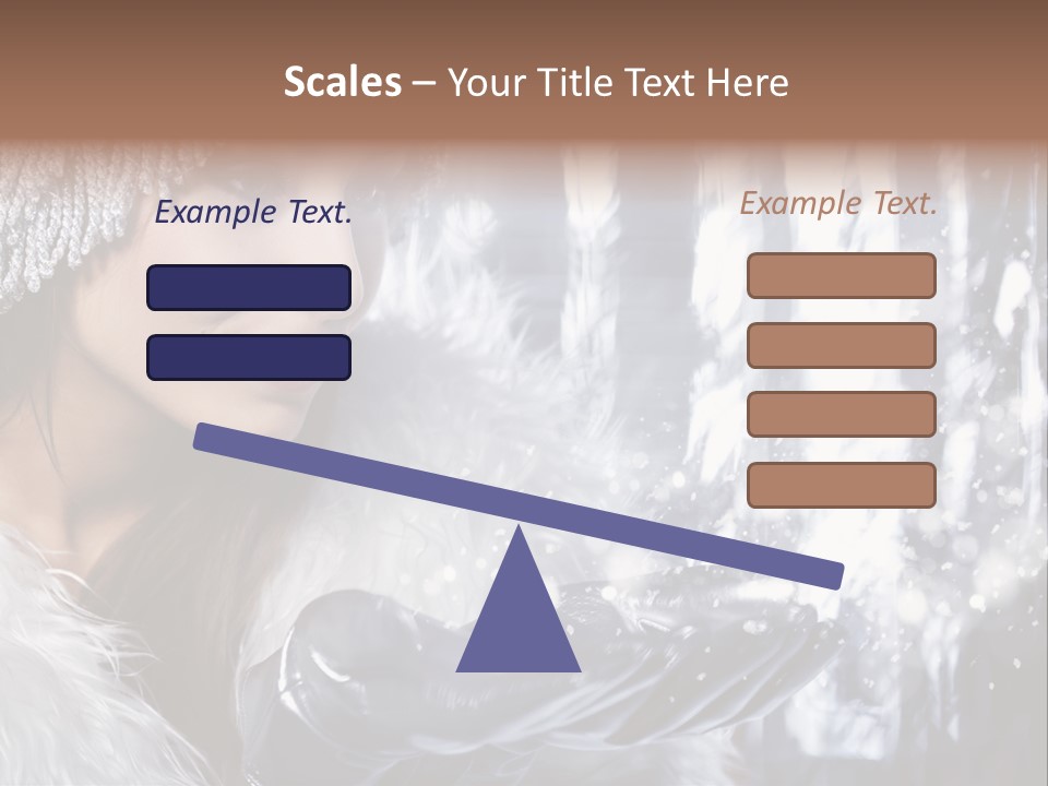 Winter Girls PowerPoint Template