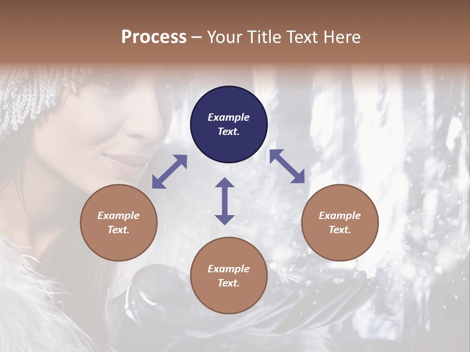 Winter Girls PowerPoint Template