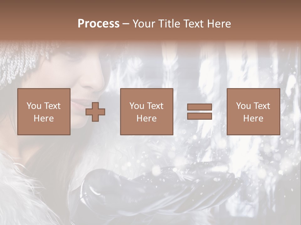 Winter Girls PowerPoint Template
