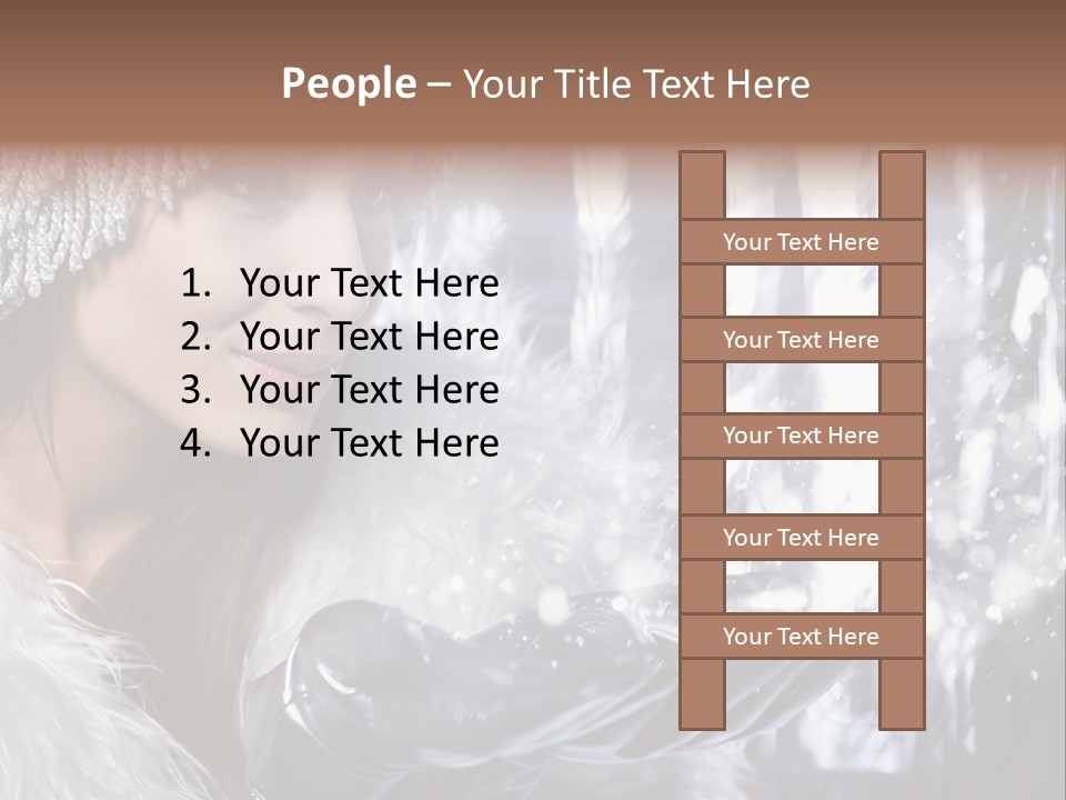 Winter Girls PowerPoint Template