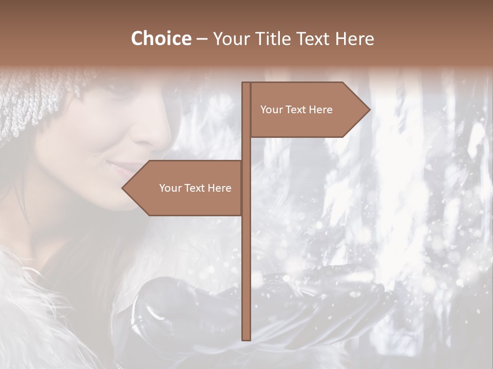 Winter Girls PowerPoint Template