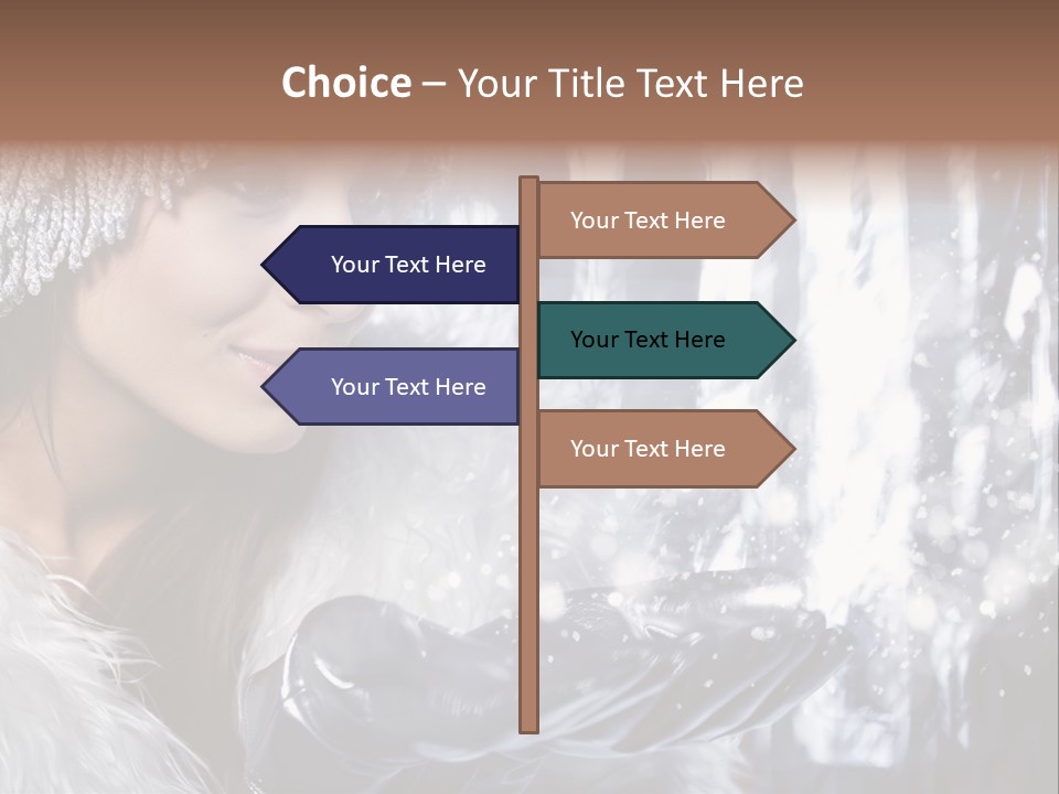 Winter Girls PowerPoint Template