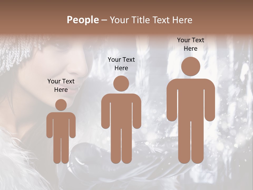 Winter Girls PowerPoint Template