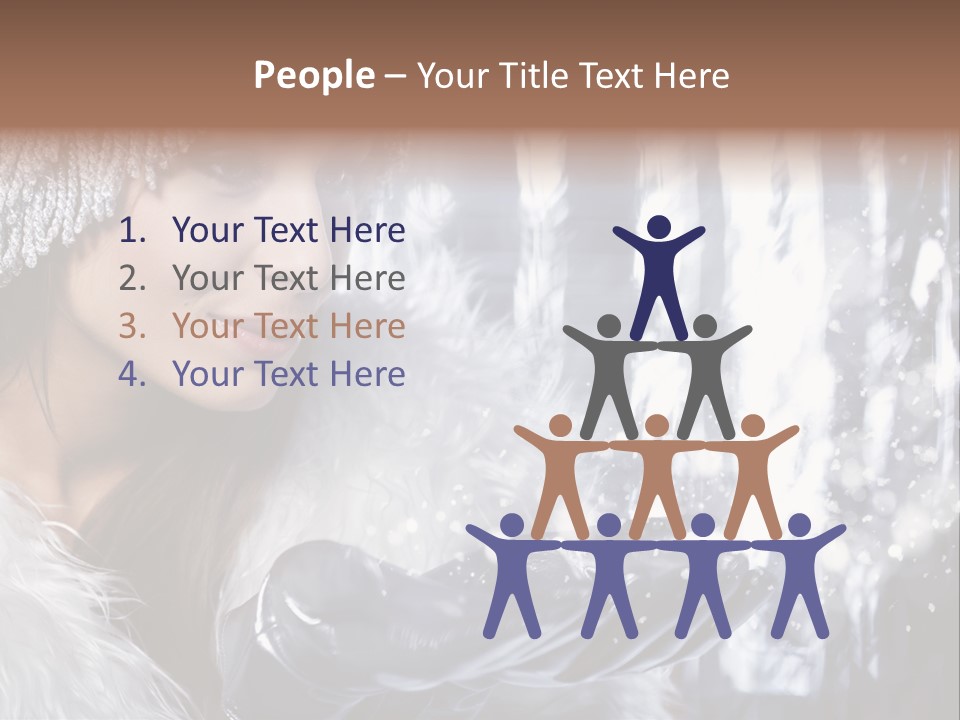 Winter Girls PowerPoint Template