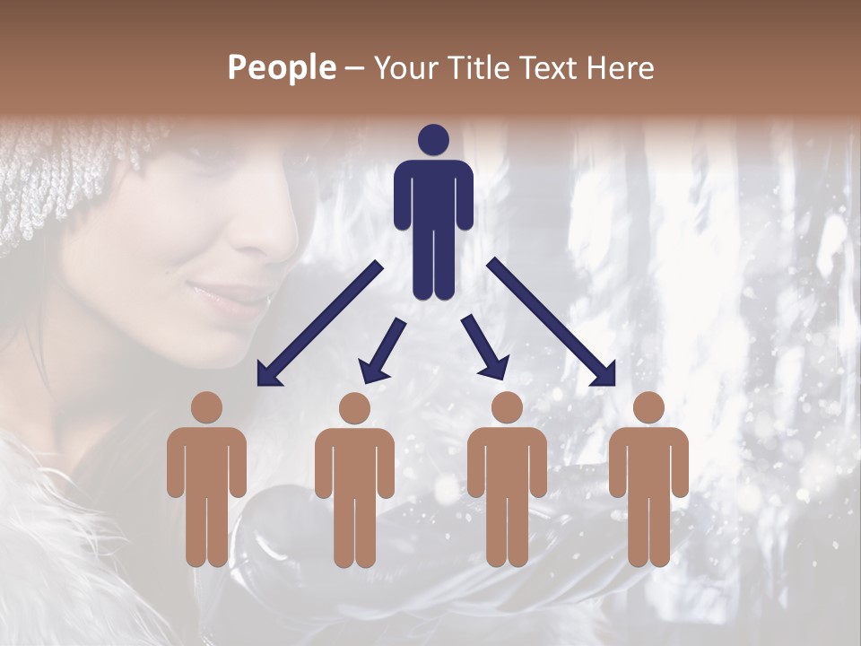 Winter Girls PowerPoint Template