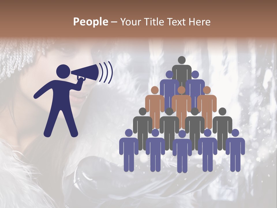 Winter Girls PowerPoint Template