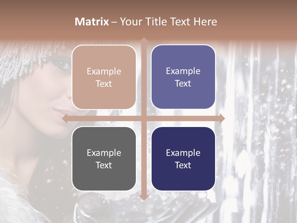 Winter Happy People PowerPoint Template