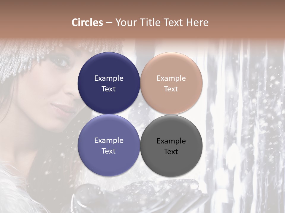 Winter Happy People PowerPoint Template