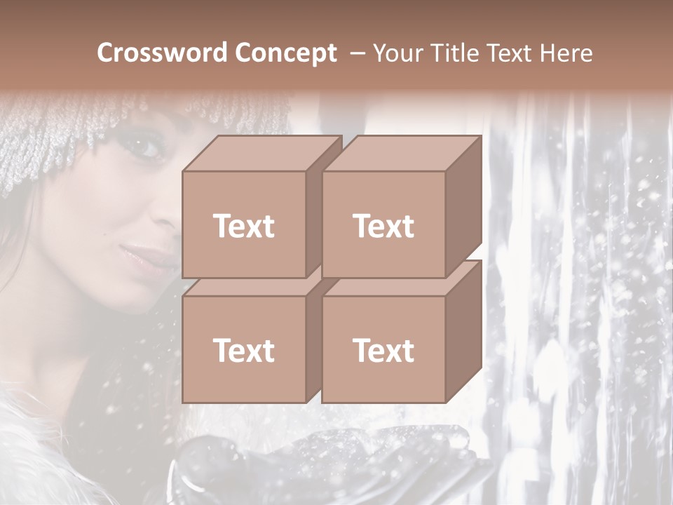 Winter Happy People PowerPoint Template