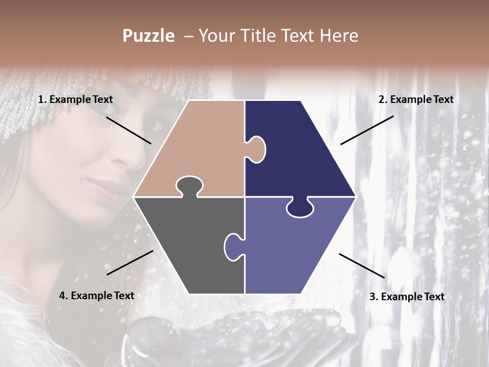 Winter Happy People PowerPoint Template