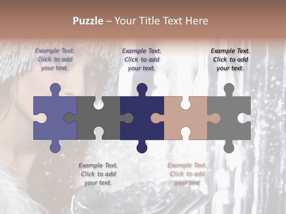 Winter Happy People PowerPoint Template