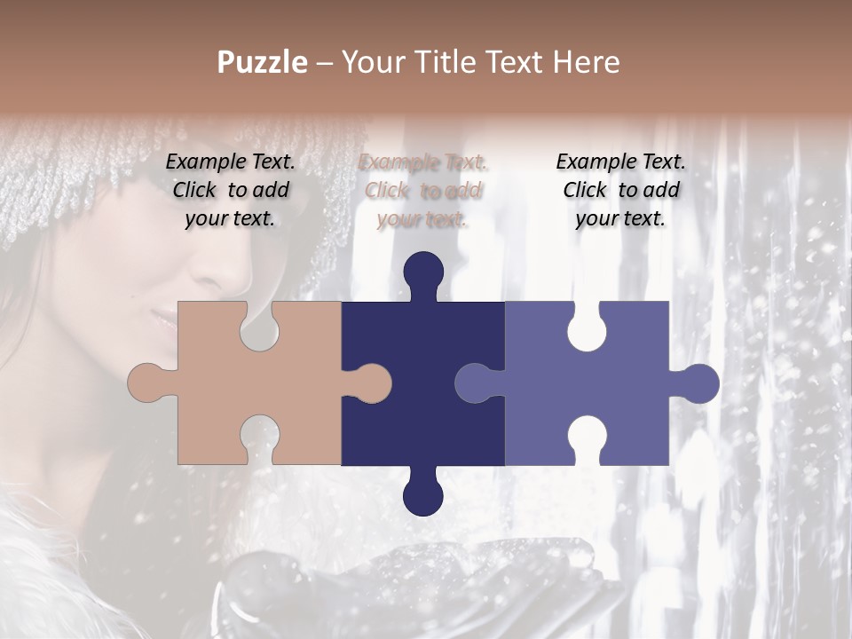 Winter Happy People PowerPoint Template