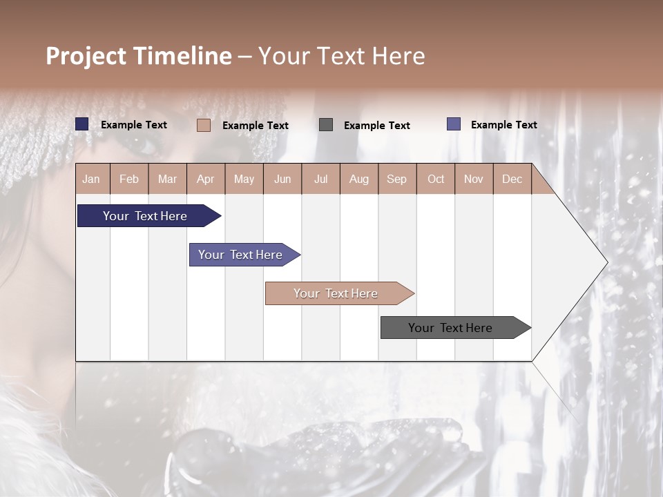 Winter Happy People PowerPoint Template