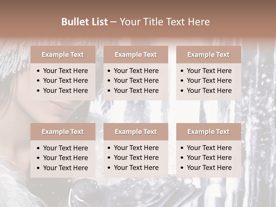 Winter Happy People PowerPoint Template