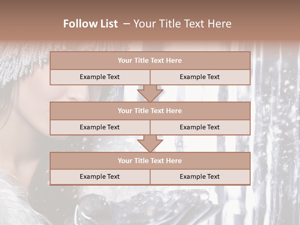 Winter Happy People PowerPoint Template