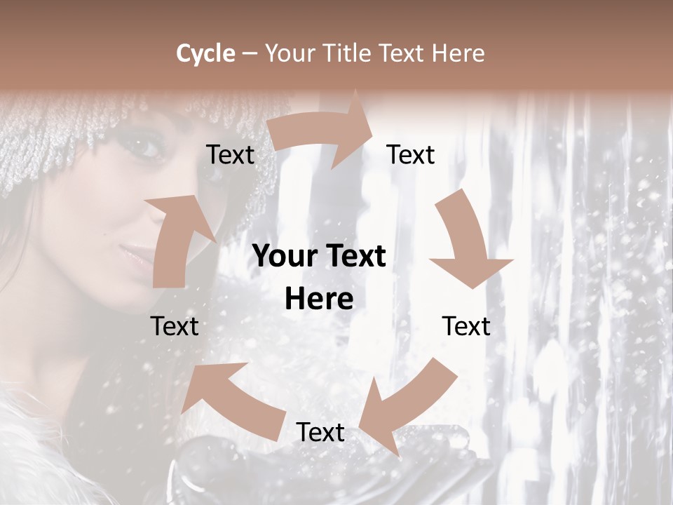 Winter Happy People PowerPoint Template