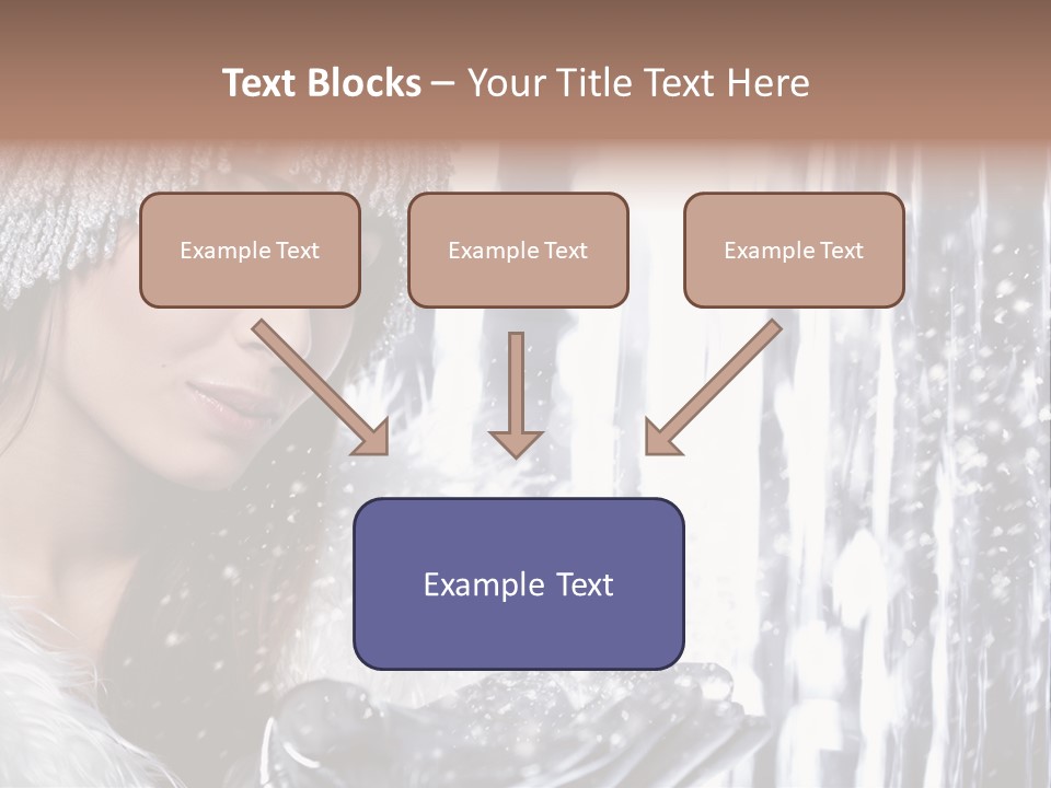 Winter Happy People PowerPoint Template