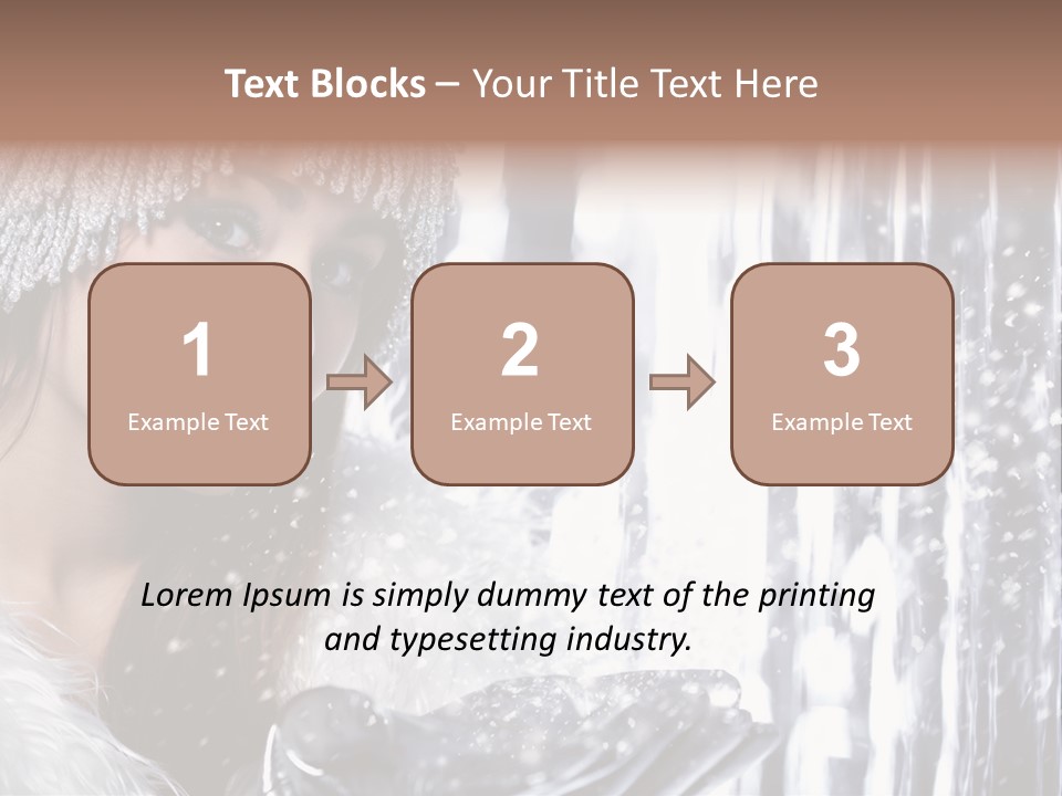 Winter Happy People PowerPoint Template