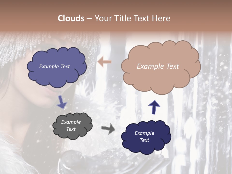Winter Happy People PowerPoint Template